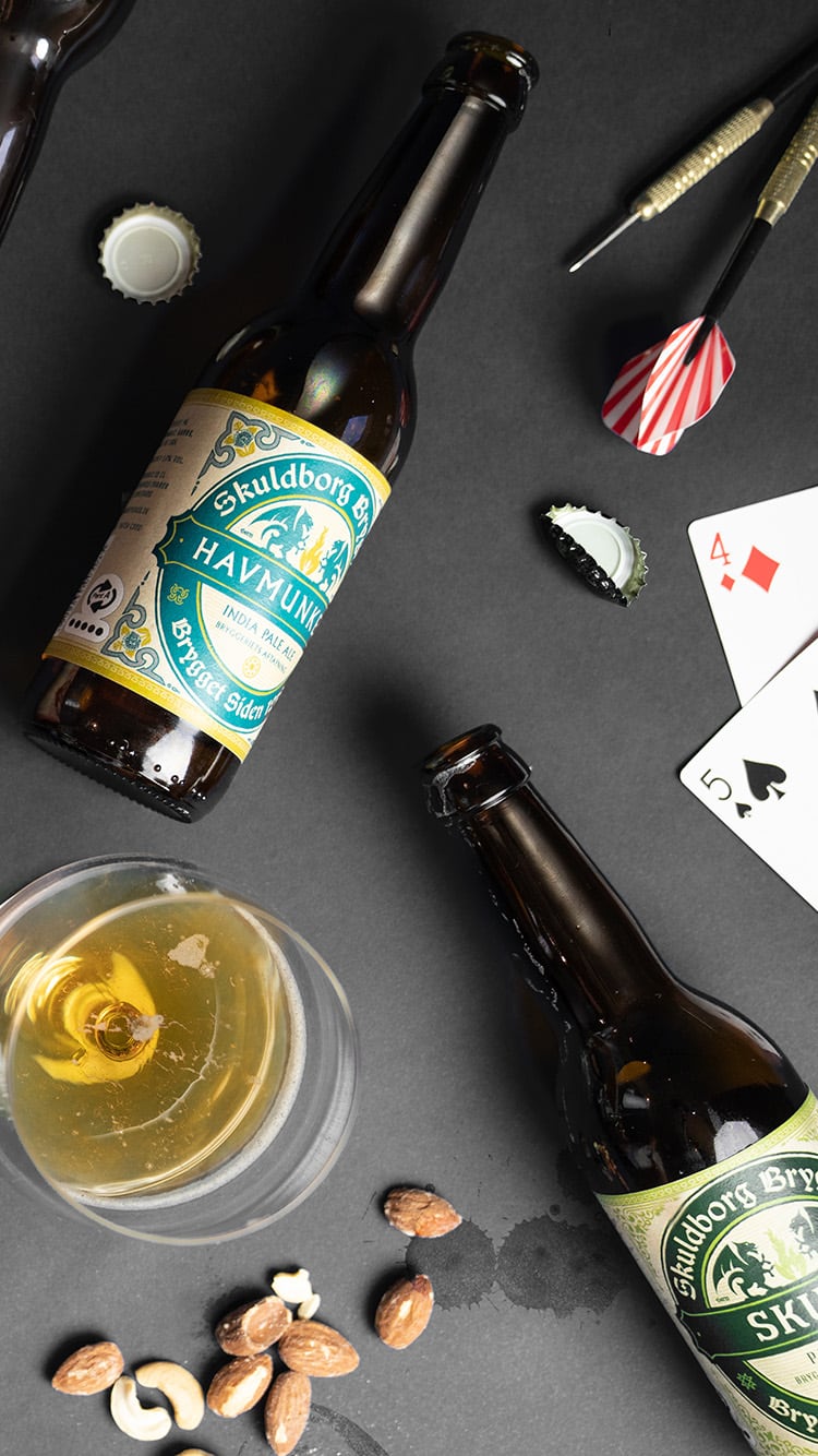 Samarbejdet med Skuldborg Bryghus er en case, hvor kreativitet og lyst er det bærende element for udviklingen af en serie øletiketter.